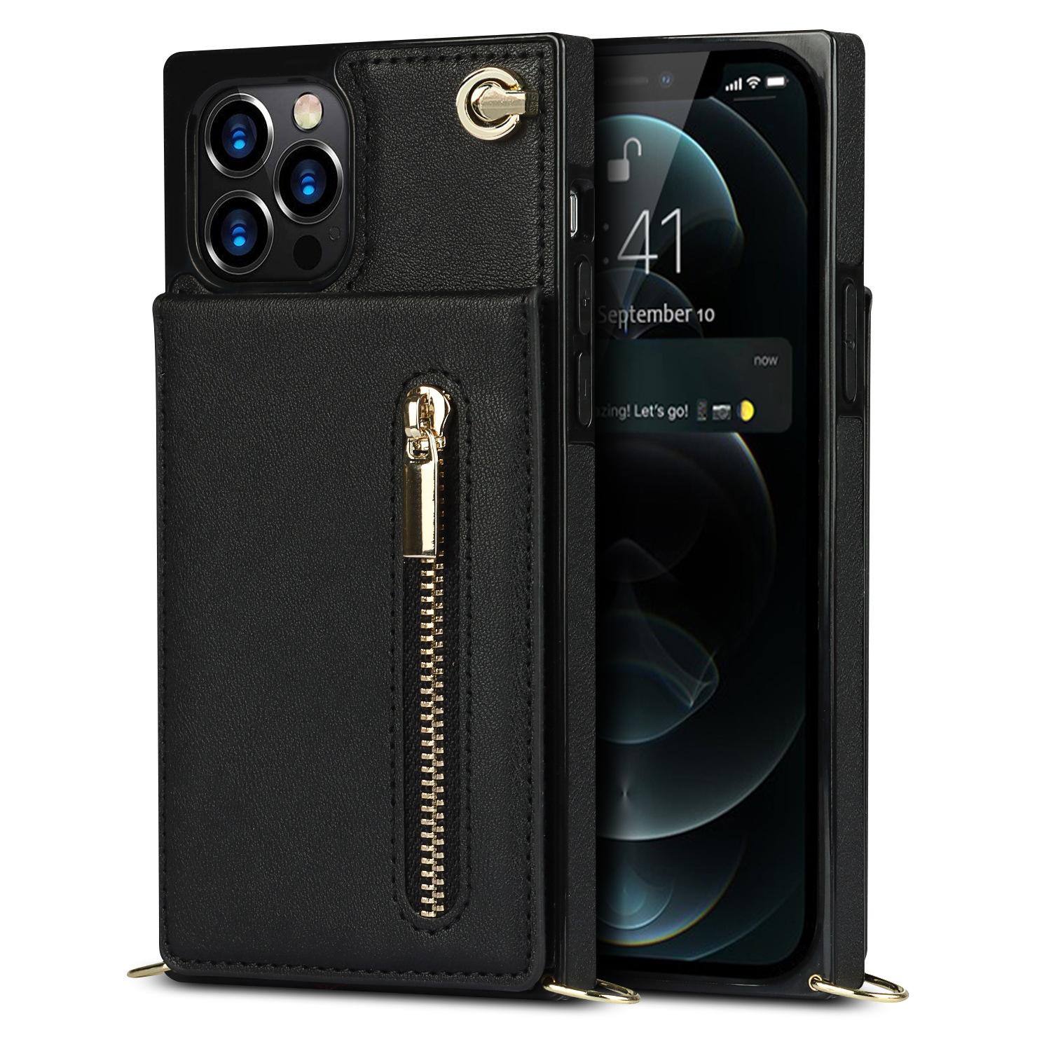 Icone™ PhoneWallet: Crossbody Telefoon Case Portemonnee En Kaarthouder