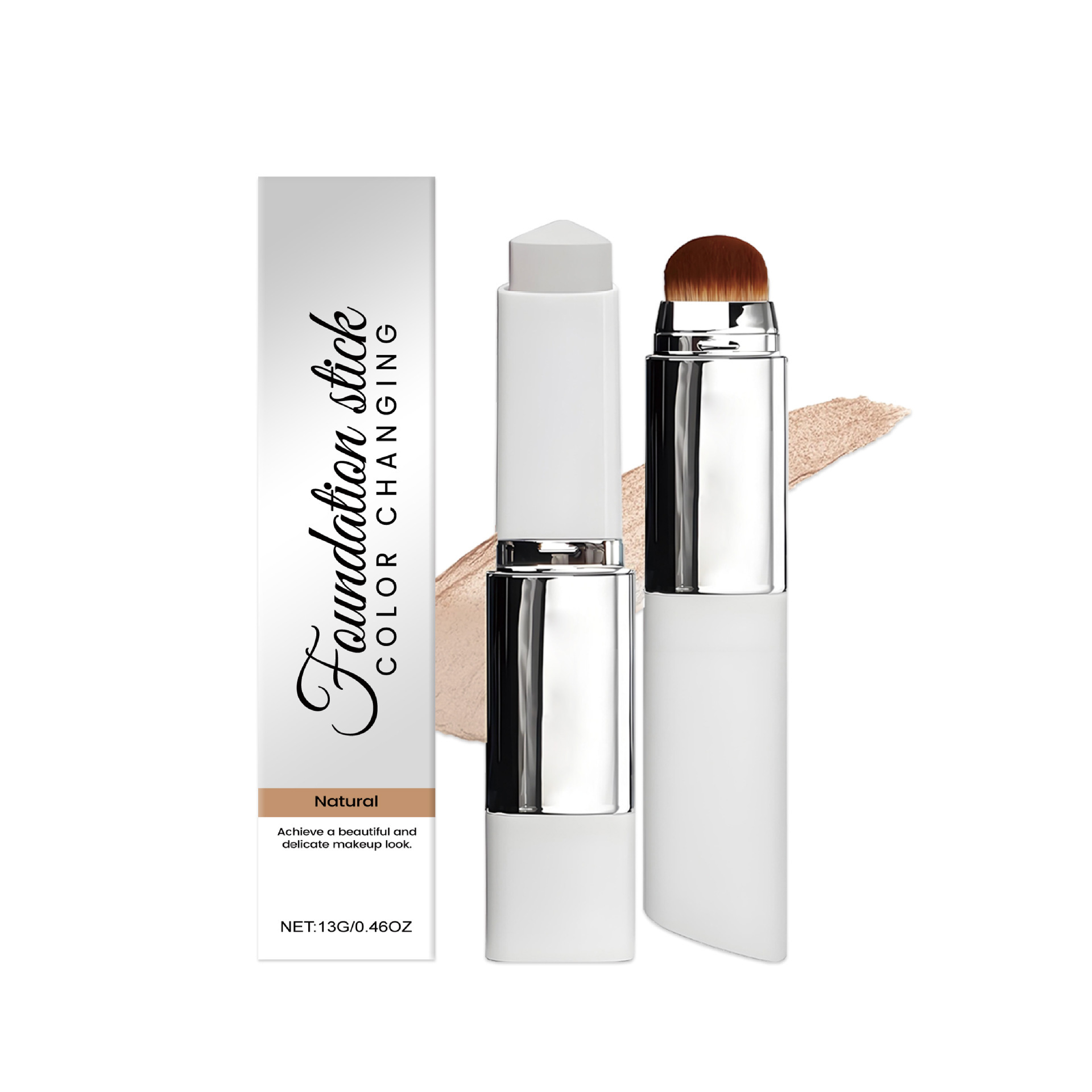 CompactFoundation: Compact Kleur Veranderend Volledige Dekking Foundation Crème Stick