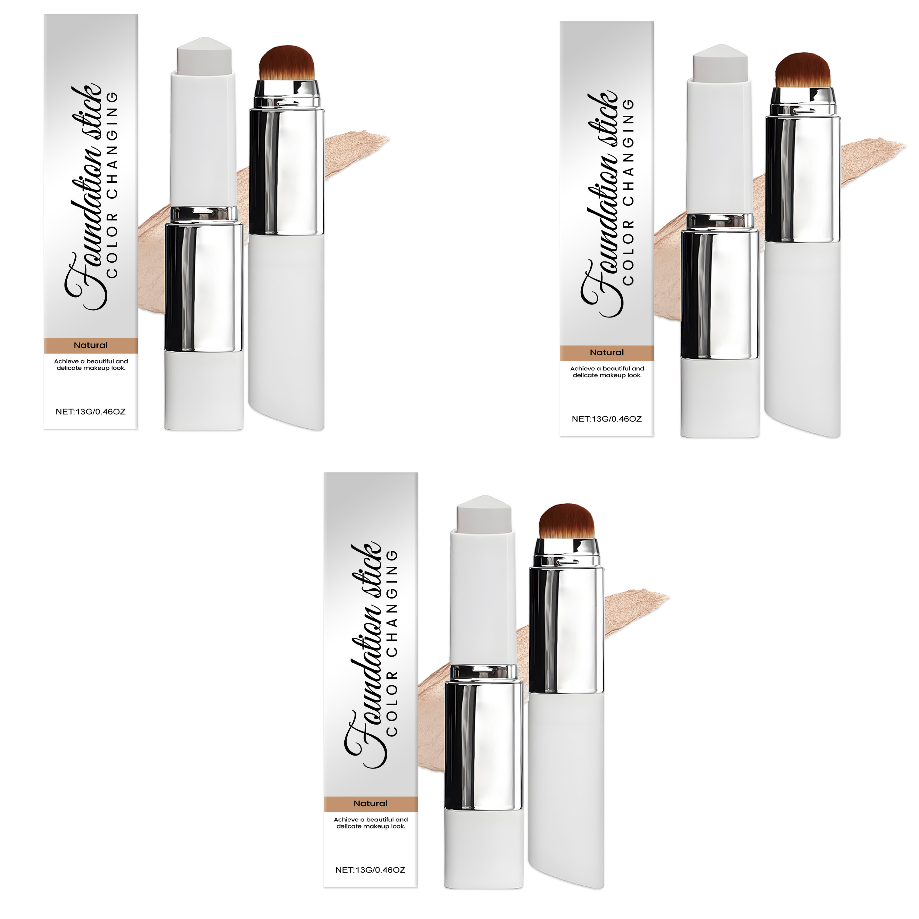 CompactFoundation: Compact Kleur Veranderend Volledige Dekking Foundation Crème Stick