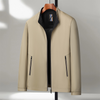 Icone™ CasualJacket: Staande Kraag Casual Rits Jas Voor Heren