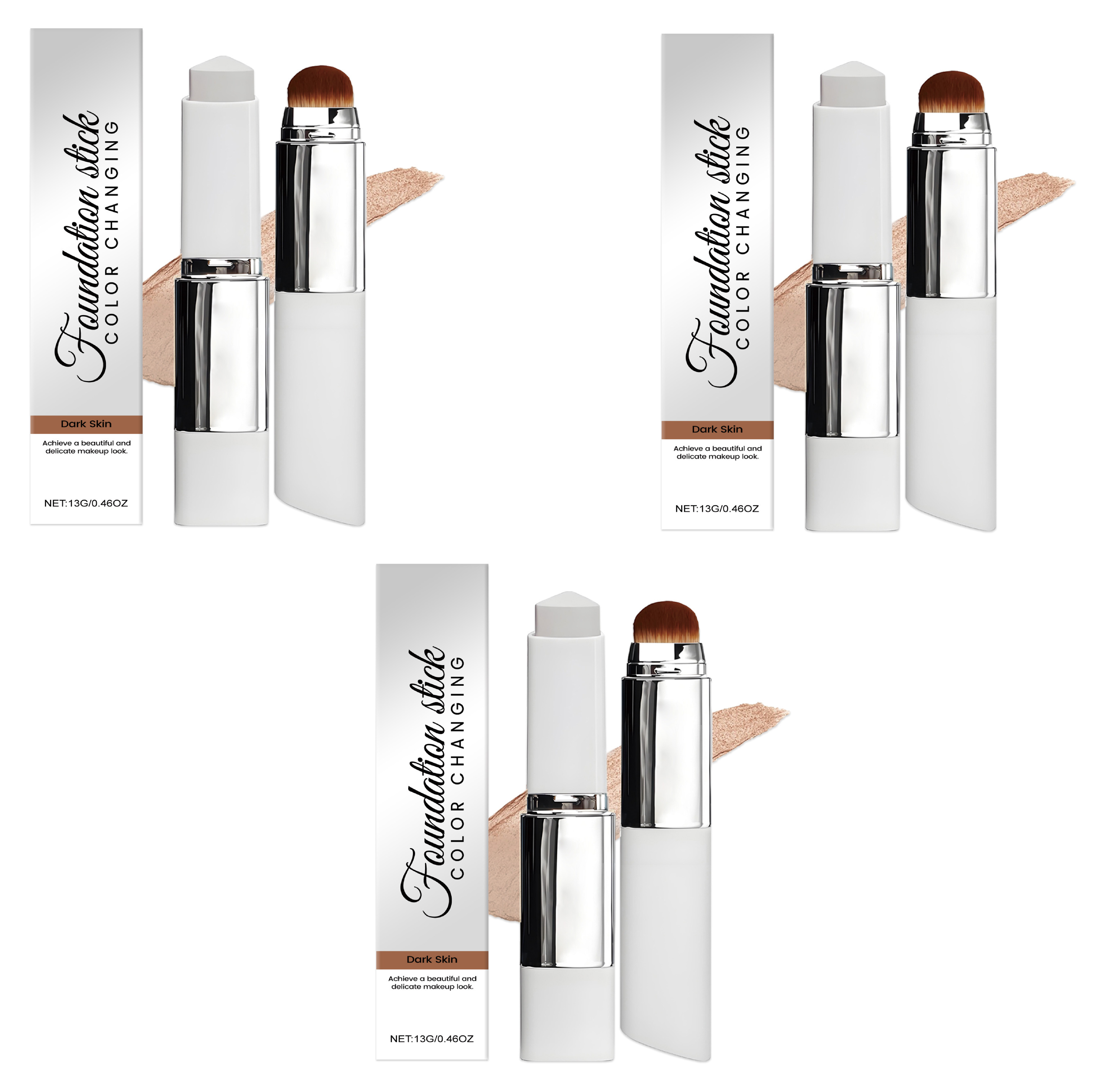 CompactFoundation: Compact Kleur Veranderend Volledige Dekking Foundation Crème Stick