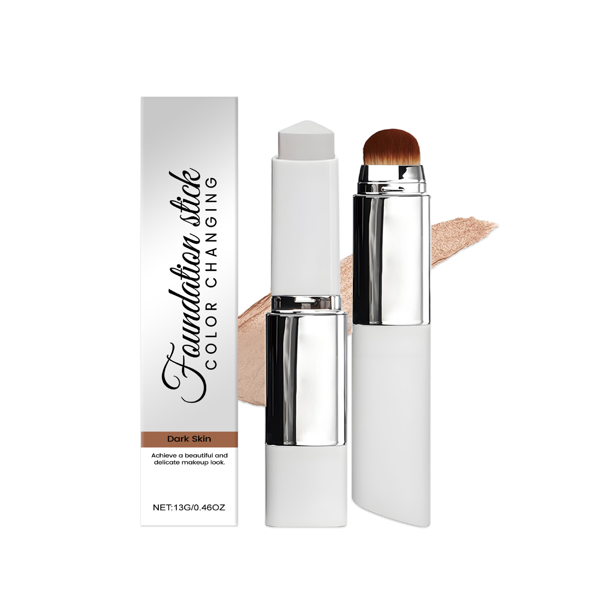 CompactFoundation: Compact Kleur Veranderend Volledige Dekking Foundation Crème Stick
