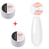 NailClear 1+1 GRATIS - 3 In 1 Transparante Nagelverharder En Verlengingsgel