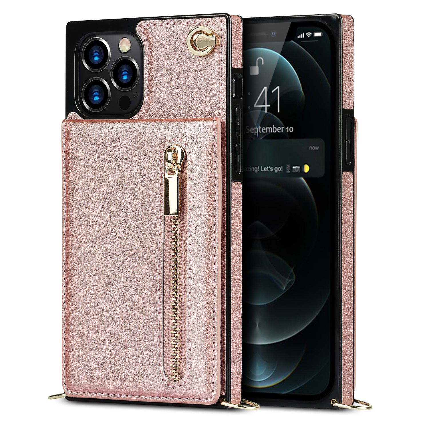 Icone™ PhoneWallet: Crossbody Telefoon Case Portemonnee En Kaarthouder
