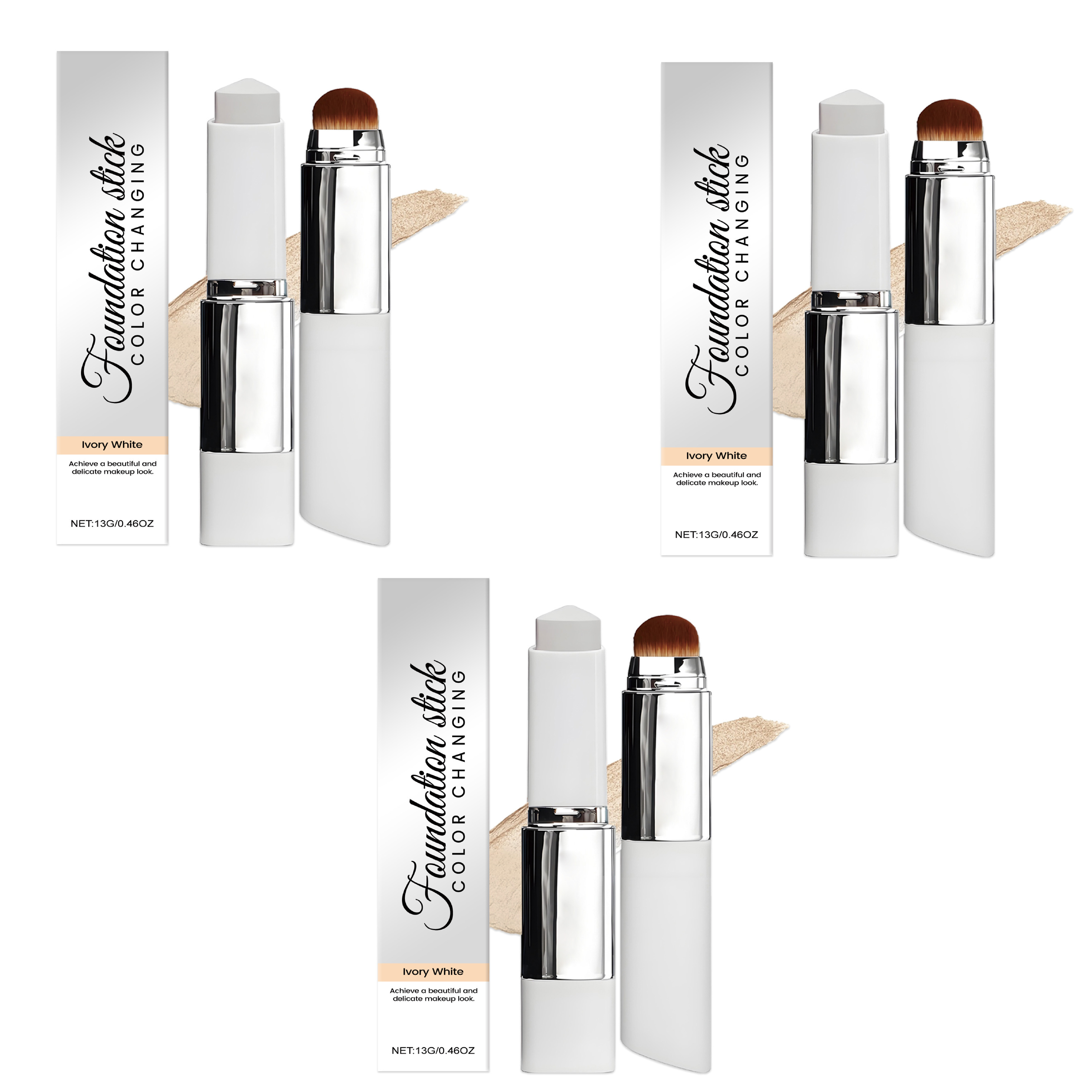 CompactFoundation: Compact Kleur Veranderend Volledige Dekking Foundation Crème Stick