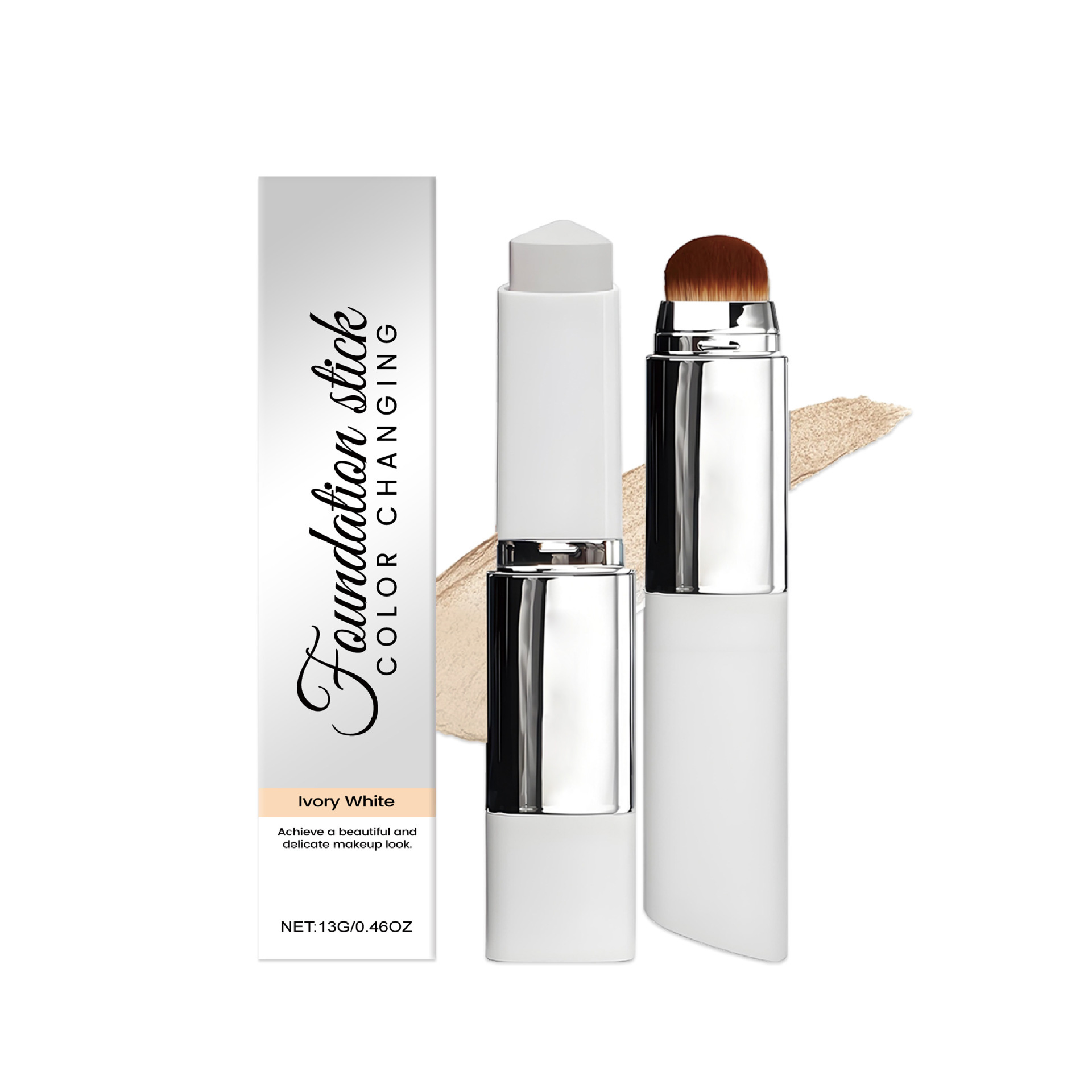 CompactFoundation: Compact Kleur Veranderend Volledige Dekking Foundation Crème Stick