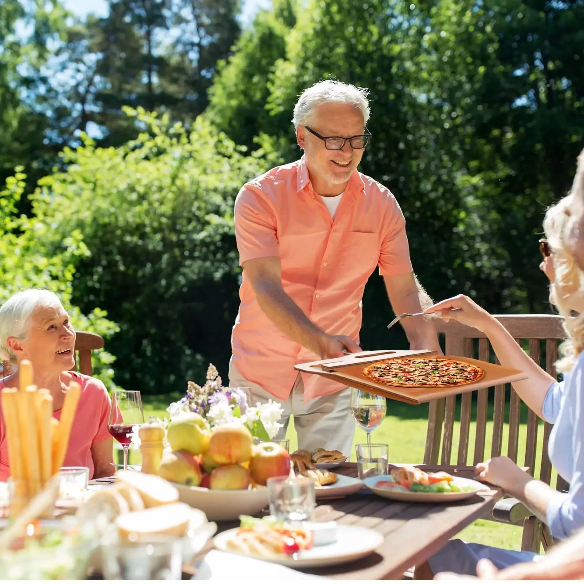 Globetrek° PizzaPeel: Hoogwaardig Antiaanbak Pizza Schil Keuken Gereedschap