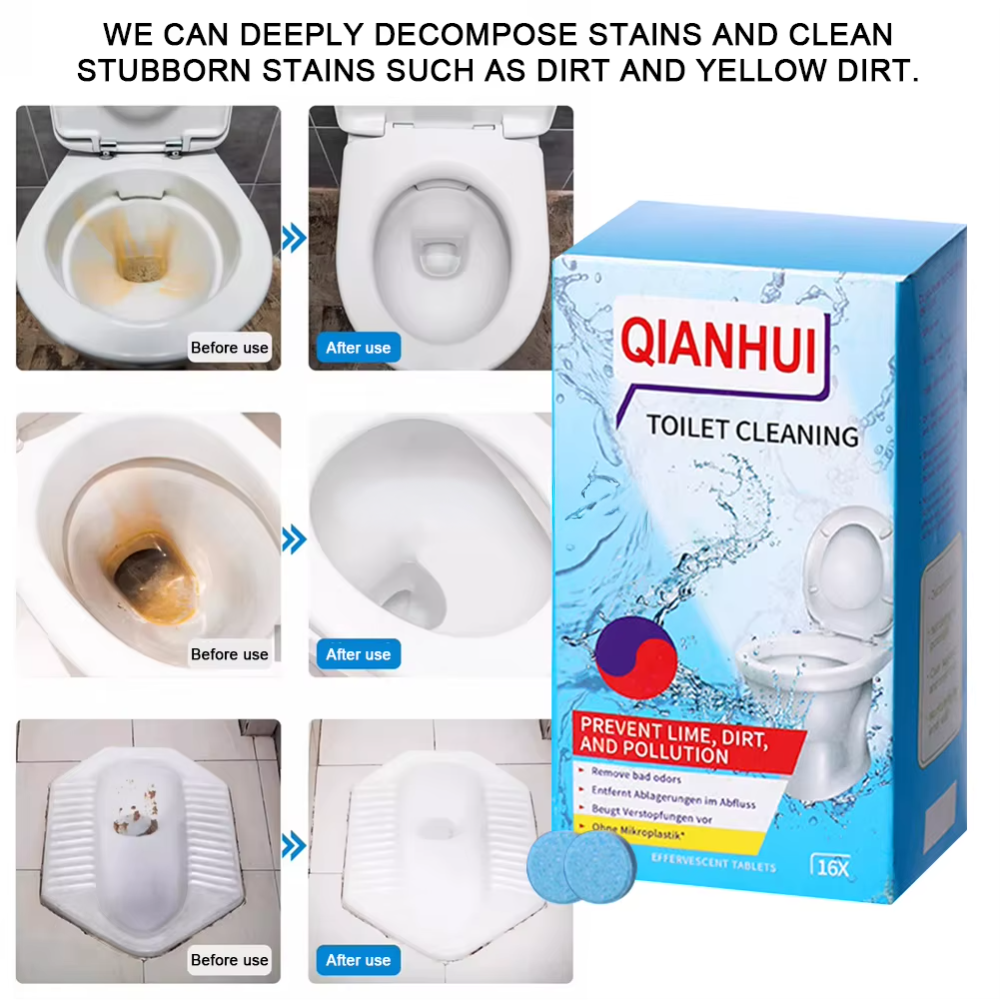 Cleaner Pro° TabletCleaner 1+1 GRATIS: Ultiem Toilet Schoonmaken Tablet Oplossing