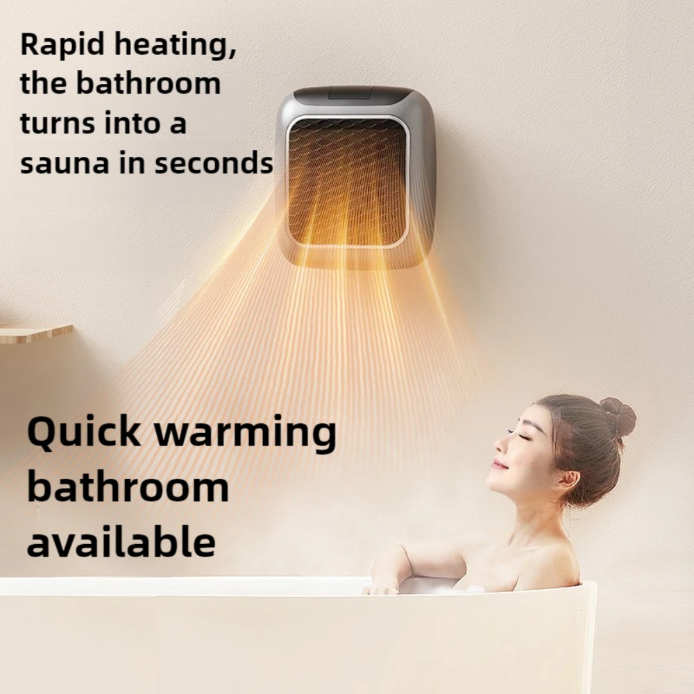 Globetrek° PortableHeater: Draagbaar Energie Efficiënt Plug-in Wand Gemonteerd Verwarming