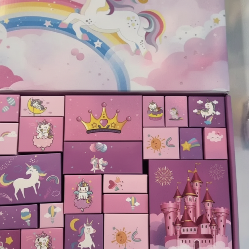 Kletshuts™ UnicornAdvent: Plezier Creatief Kerstmis Eenhoorn Advent Kalender