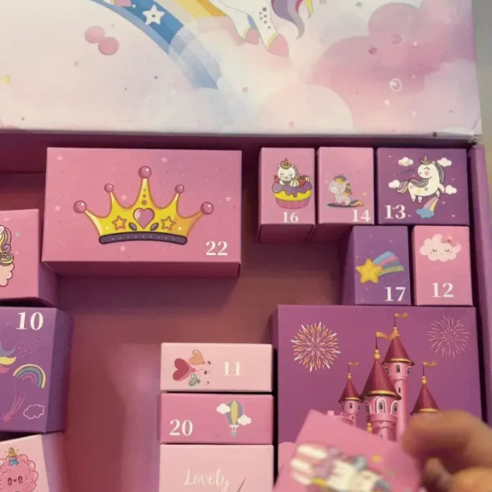 Kletshuts™ UnicornAdvent: Plezier Creatief Kerstmis Eenhoorn Advent Kalender