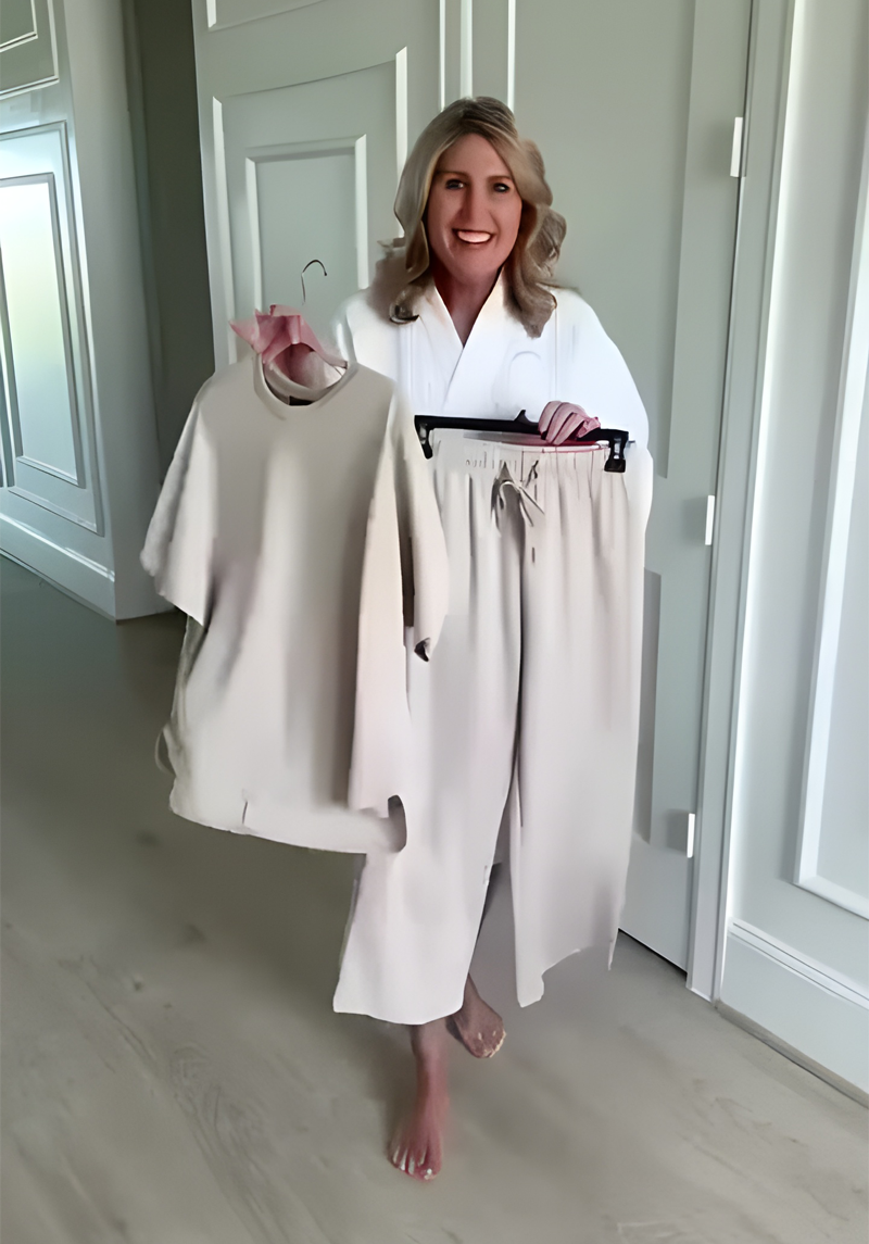 Icone™ ComfortSet: Casual Twee-Stuks Wijde-Poot Comfortabel Set