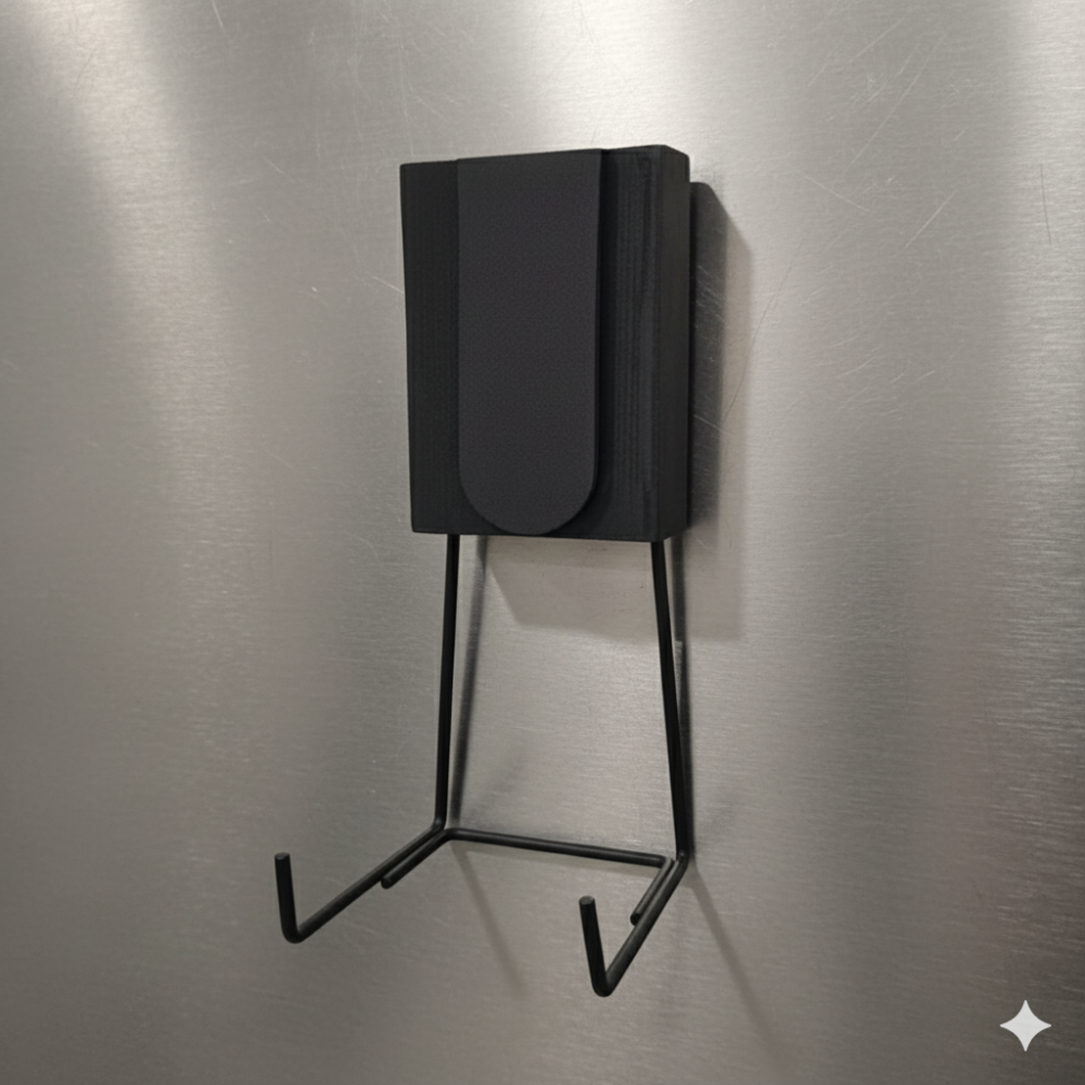 GlideHold® MagnetHook: Veelzijdig Zwaar Duty Wand Magneet Haak Houder