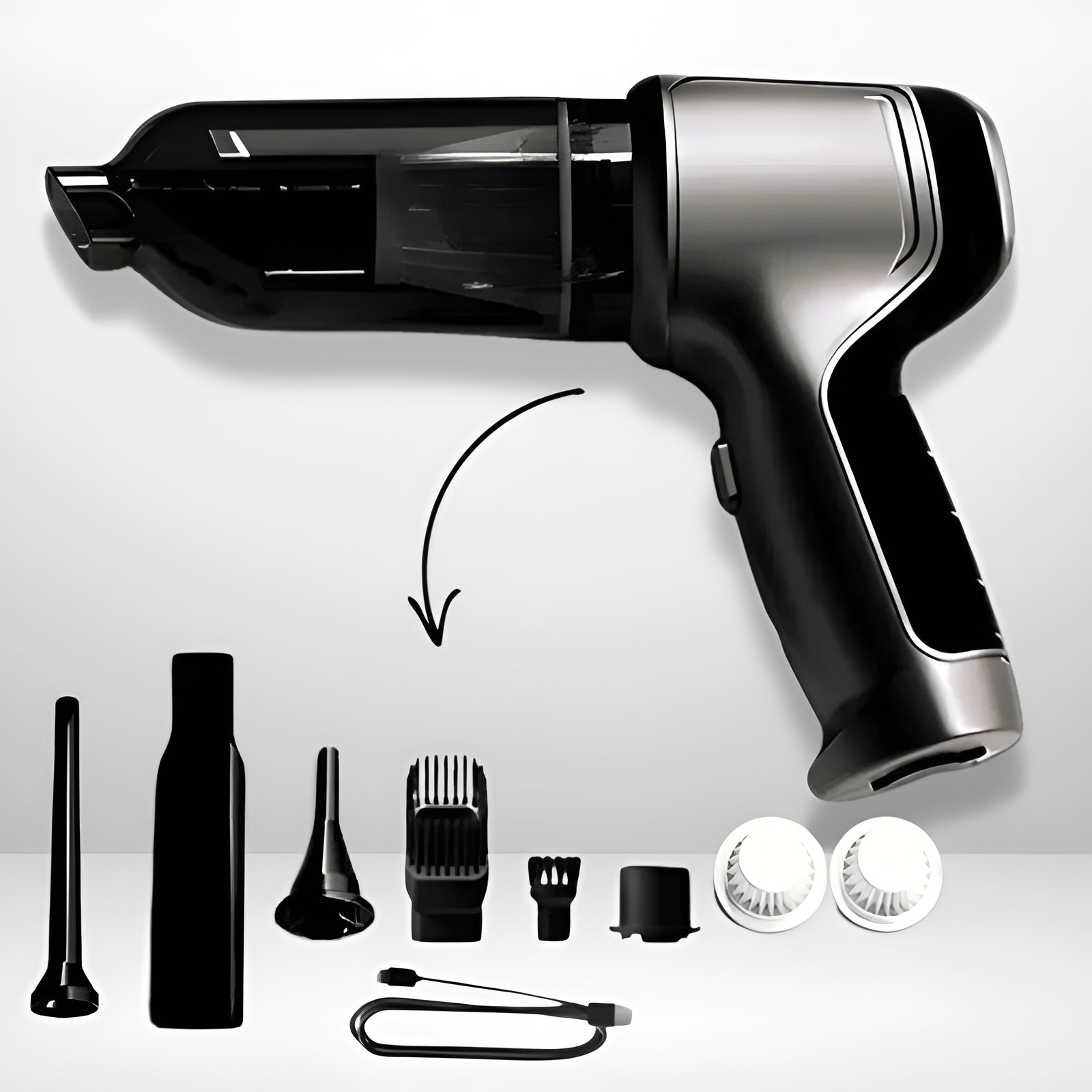 Cleaner Pro° VacuumCleaner: Draagbare Lucht Blazer En Stofzuiger