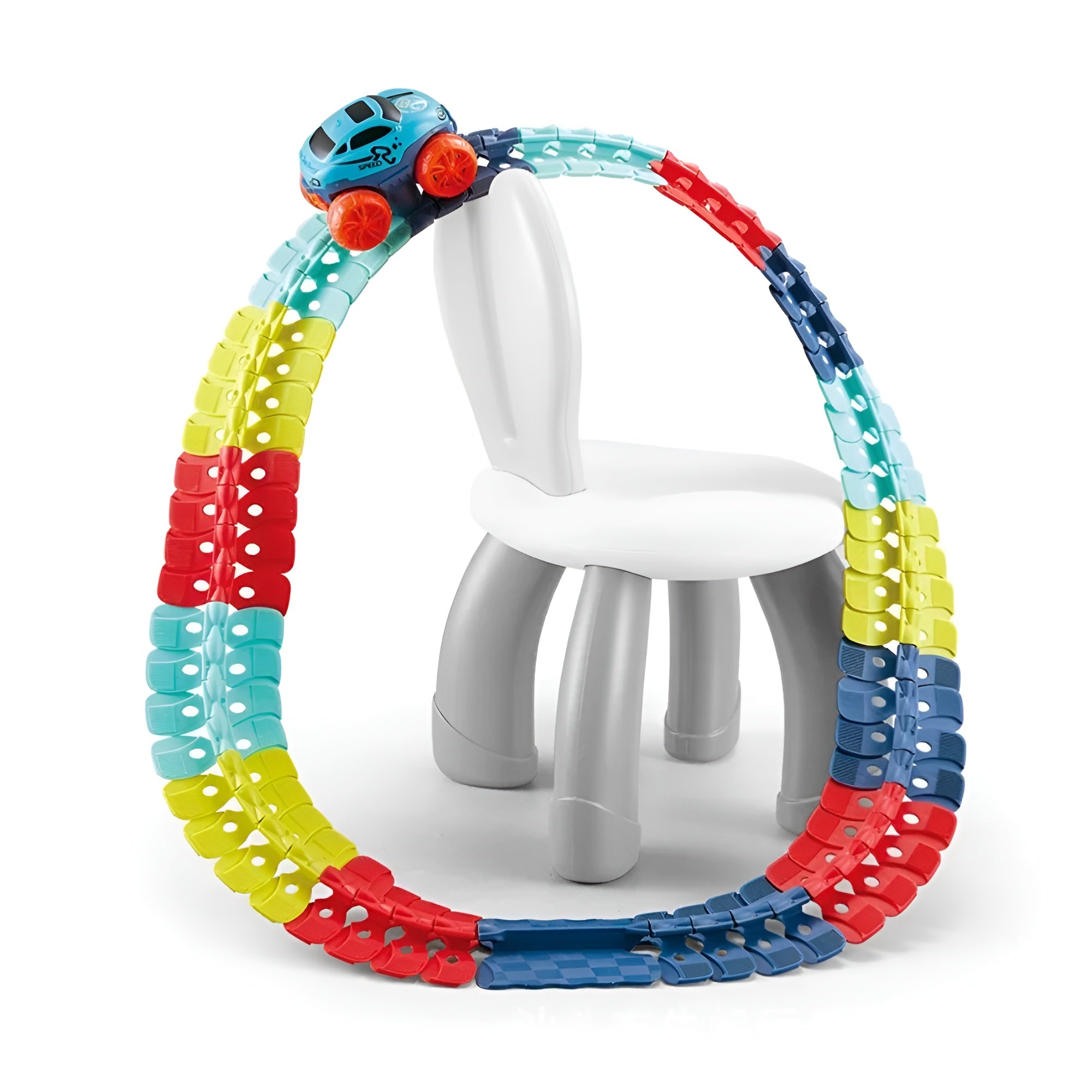 Kletshuts™ RaceTrack: Educatief Leuk Creatief Flexibel Race Auto Baan