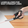 Globetrek° LaserScissors 1+1 GRATIS: Nauwkeurig Snijden Lasergestuurd Multifunctioneel Schaar