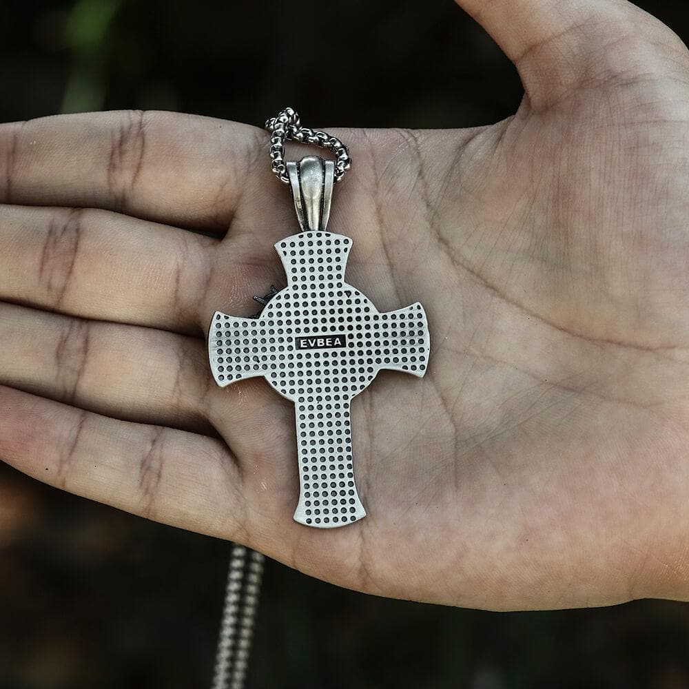 Jewelance™ CrossNecklace: INRI Christelijk Kruis Ketting