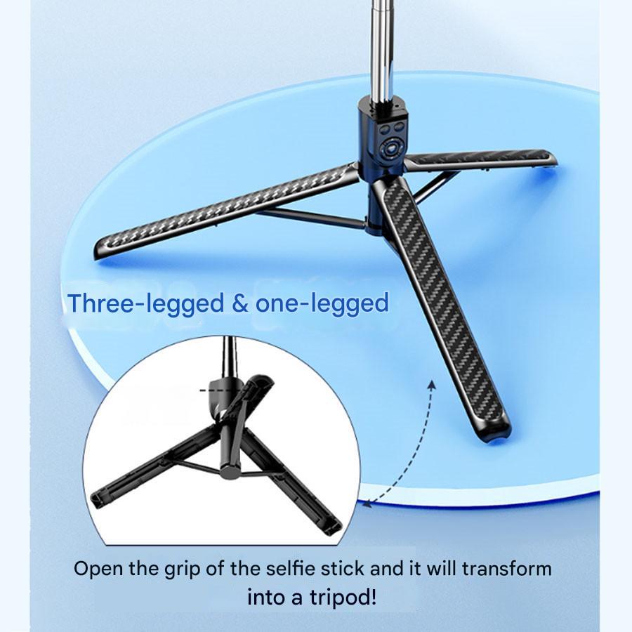 SelfieStick - Duo-Licht Selfie Stok