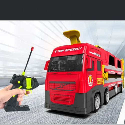 Kletshuts™ MegaTruck - Mega Hauler Vrachtwagen Met Uitwerping Racebaan