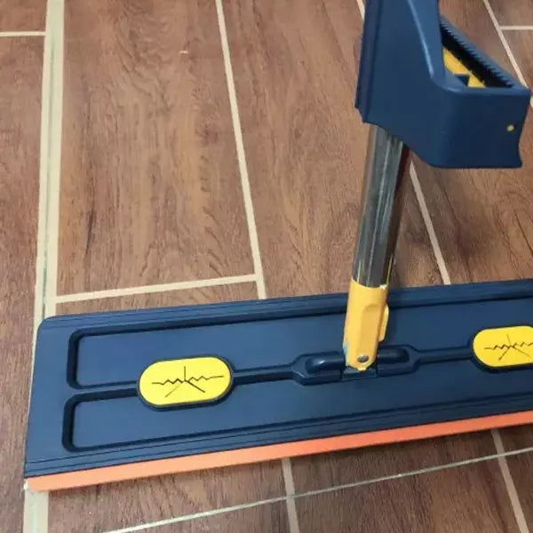 Cleaner Pro° RotatingMop: Sterk  Handvat  Eenvoudig Reinigen 360° Draaibare Vlakke Dweil