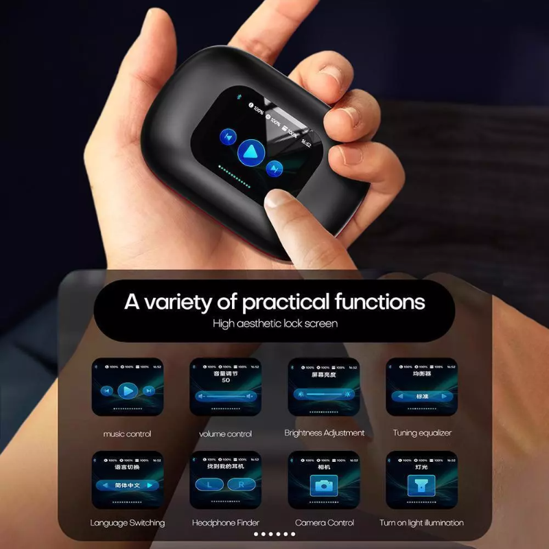 OpenEarbuds - Snel Besturing Geval Draadloze Bluetooth Open Oordopjes