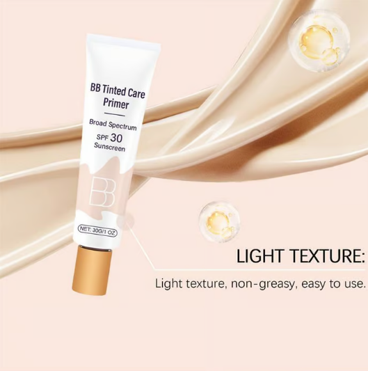 MoisturizerPrimer 1+1 GRATIS - Alles-In-Één BB Getinte Moisturizer Primer En Zonnebrandcrème
