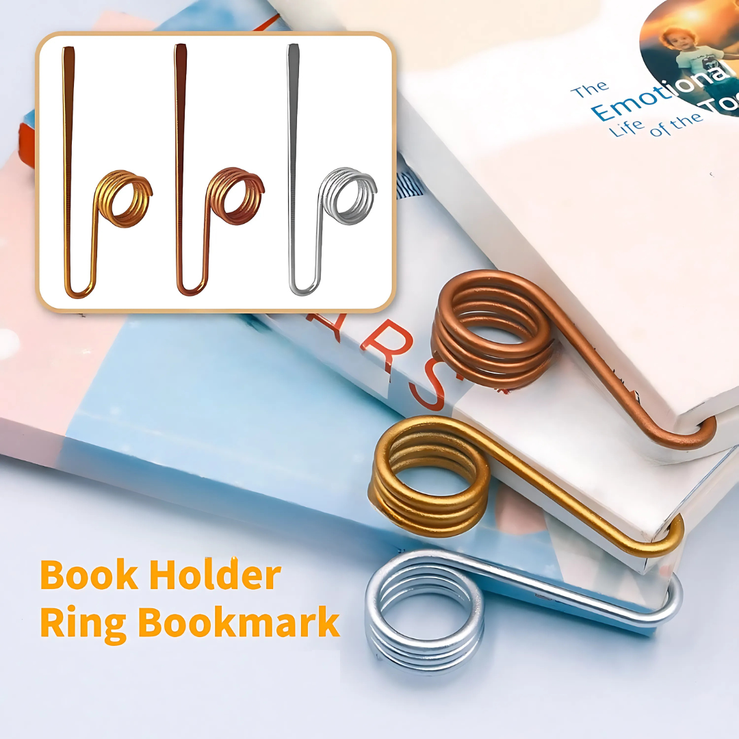 GlideHold® BookHolder: Veilige Grip Comfortabele Bladwijzer En Boekenhouder