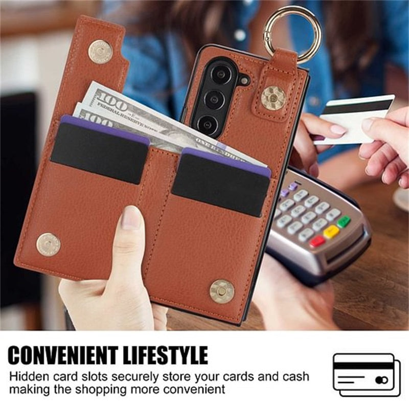 Icone™ FoldingCase: 3-in-1 Opvouwbare Telefoon, Kaart En Portemonnee Hoesje