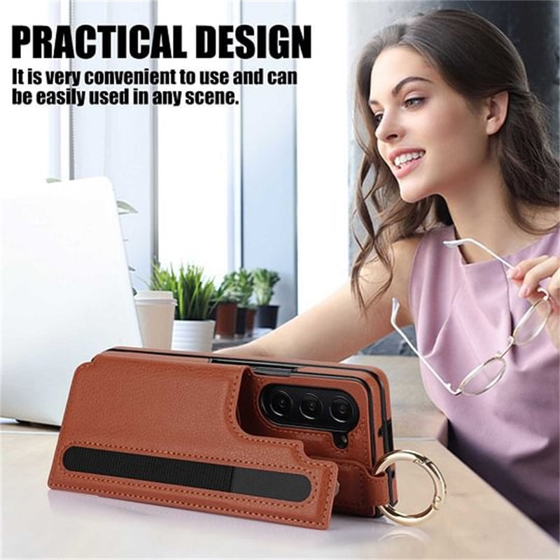 Icone™ FoldingCase: 3-in-1 Opvouwbare Telefoon, Kaart En Portemonnee Hoesje