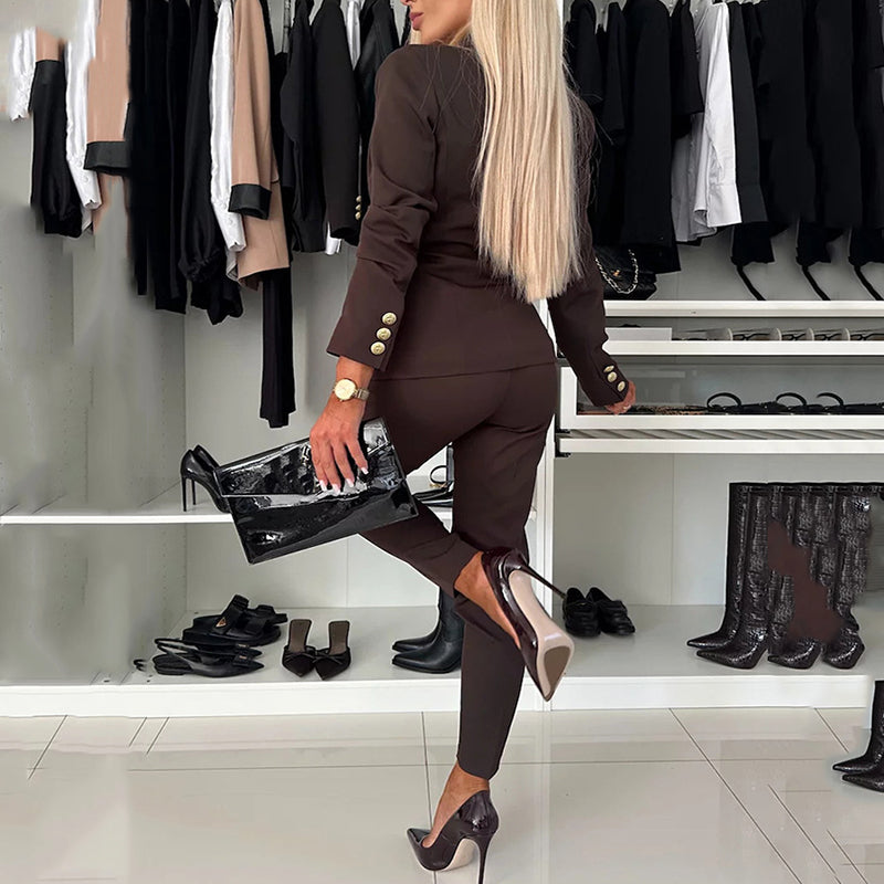 Icone™ FormalWear: Damesblazer En Broekpak, Elegante En Formele Set
