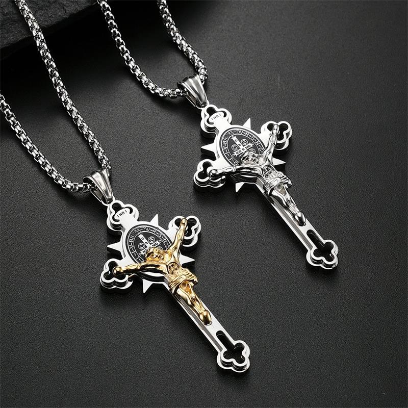 Jewelance™ CrossProtection 1+1 GRATIS: Spiritueel Beschermingskruis Hanger Ketting Met Geschenkdoos