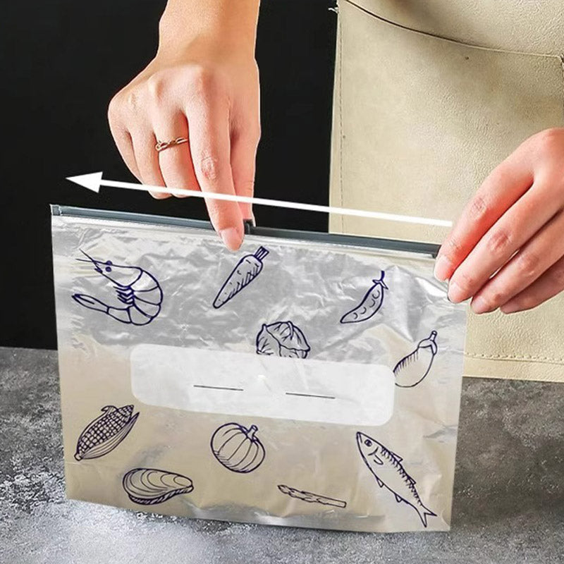 Globetrek° SealableBag: Herbruikbare Aluminium Afsluitbare Opbergzak Voor Voedsel