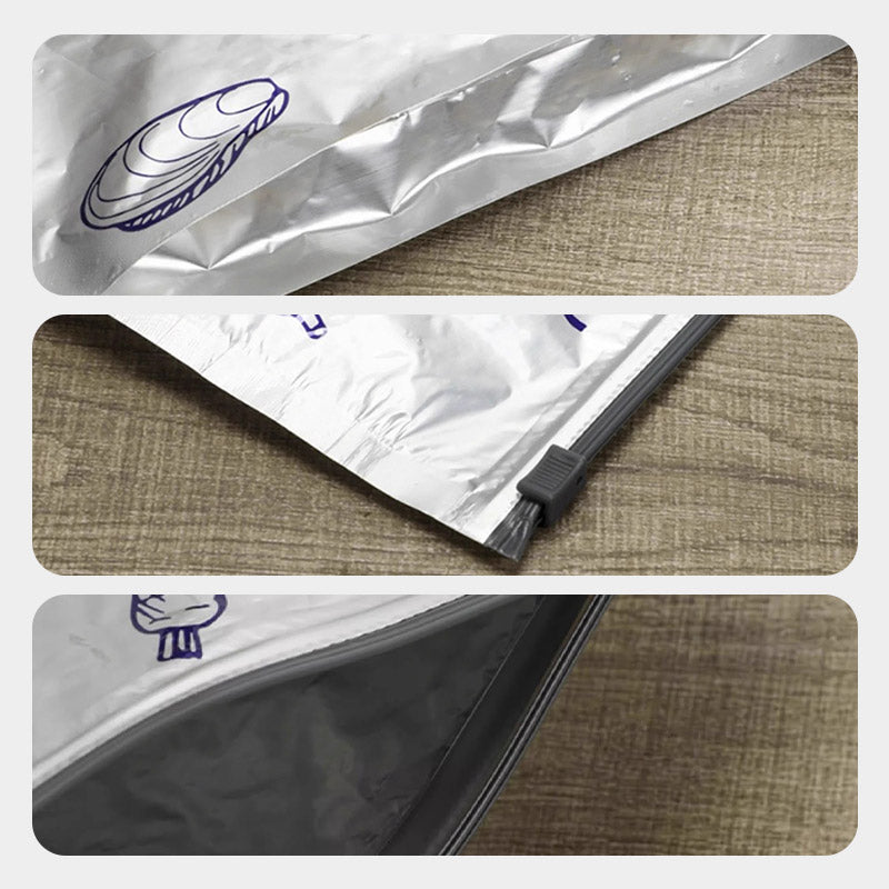 Globetrek° SealableBag: Herbruikbare Aluminium Afsluitbare Opbergzak Voor Voedsel