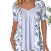 Icone™ FloralTop: Dames Losvallende En Comfortabele Stijlvolle Bloemenprint Top