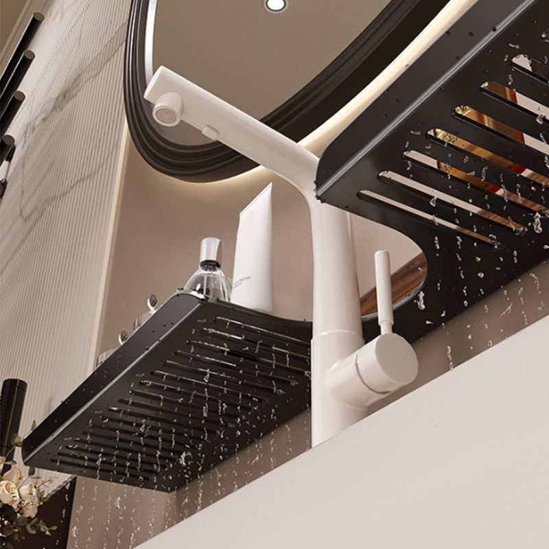 GlideHold® BathroomRack™: Modern Zuiging Badkamerrek Met U-Groefontwerp