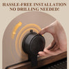 GlideHold® BathroomRack™: Modern Zuiging Badkamerrek Met U-Groefontwerp