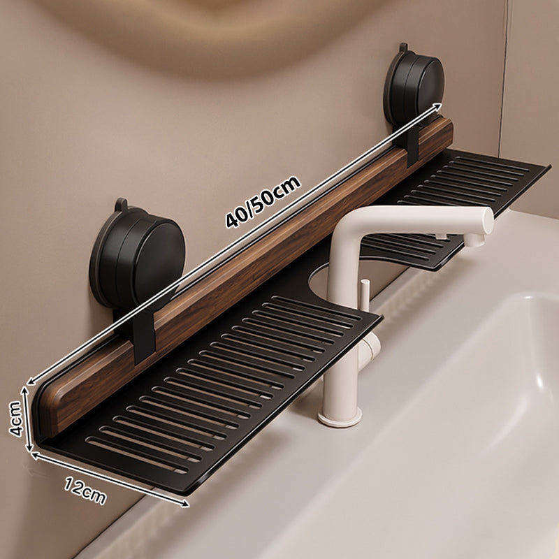 GlideHold® BathroomRack™: Modern Zuiging Badkamerrek Met U-Groefontwerp