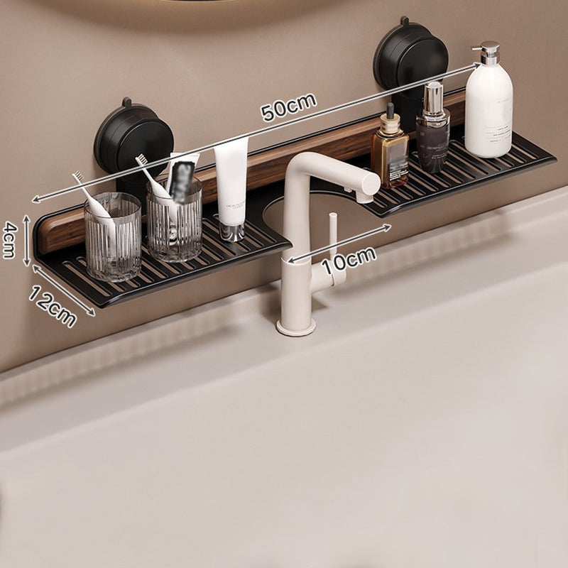 GlideHold® BathroomRack™: Modern Zuiging Badkamerrek Met U-Groefontwerp
