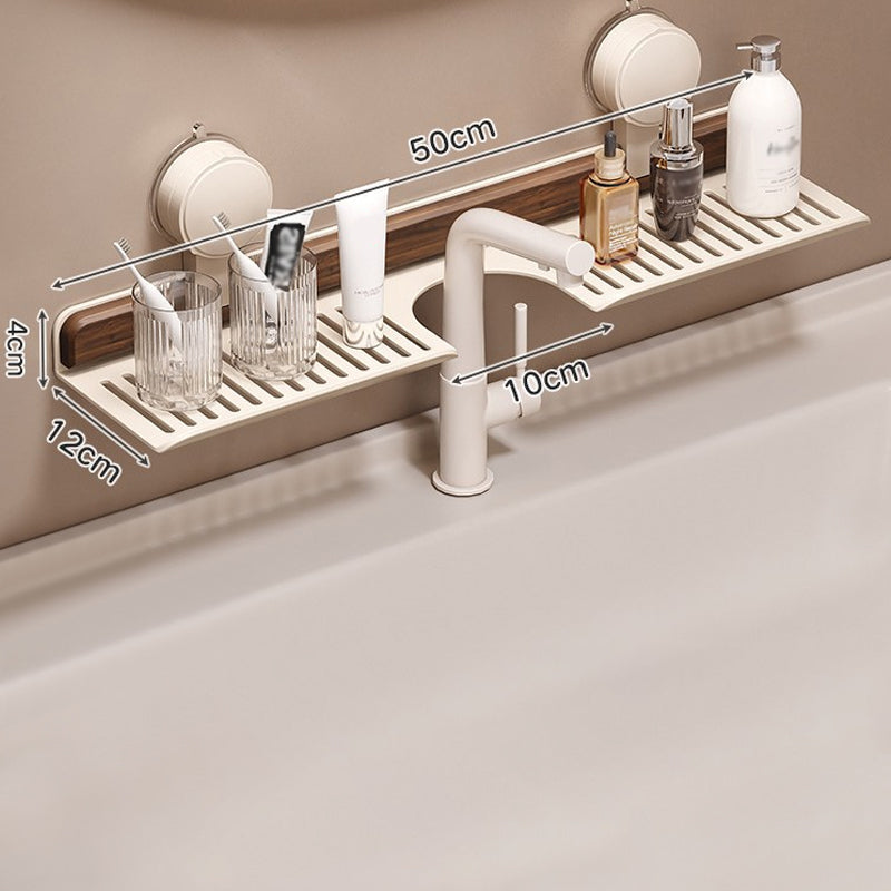 GlideHold® BathroomRack™: Modern Zuiging Badkamerrek Met U-Groefontwerp