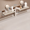 GlideHold® BathroomRack™: Modern Zuiging Badkamerrek Met U-Groefontwerp