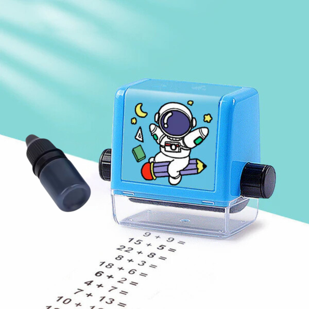 Kletshuts™ MathStamp: Digitale Roller Wiskunde Onderwijzen Stempel