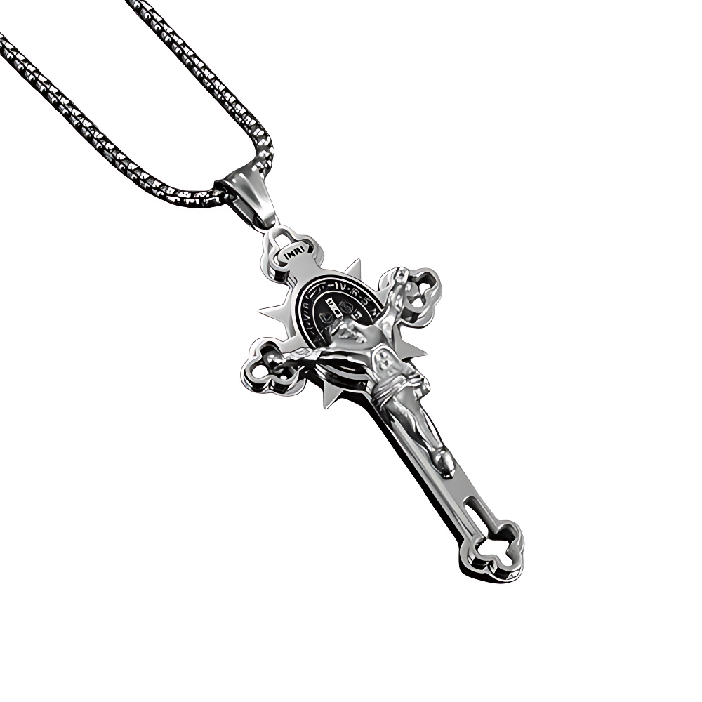 Jewelance™ CrossProtection 1+1 GRATIS: Spiritueel Beschermingskruis Hanger Ketting Met Geschenkdoos