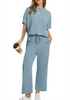 Icone™ ComfortSet: Casual Twee-Stuks Wijde-Poot Comfortabel Set