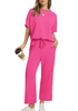 Icone™ ComfortSet: Casual Twee-Stuks Wijde-Poot Comfortabel Set