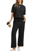 Icone™ ComfortSet: Casual Twee-Stuks Wijde-Poot Comfortabel Set