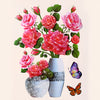 FloralSticker 2+2 GRATIS: Elegante Huis Decoratie Zelf Klevende Bloemen Stickers
