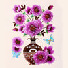 FloralSticker 2+2 GRATIS: Elegante Huis Decoratie Zelf Klevende Bloemen Stickers
