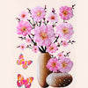 FloralSticker 2+2 GRATIS: Elegante Huis Decoratie Zelf Klevende Bloemen Stickers