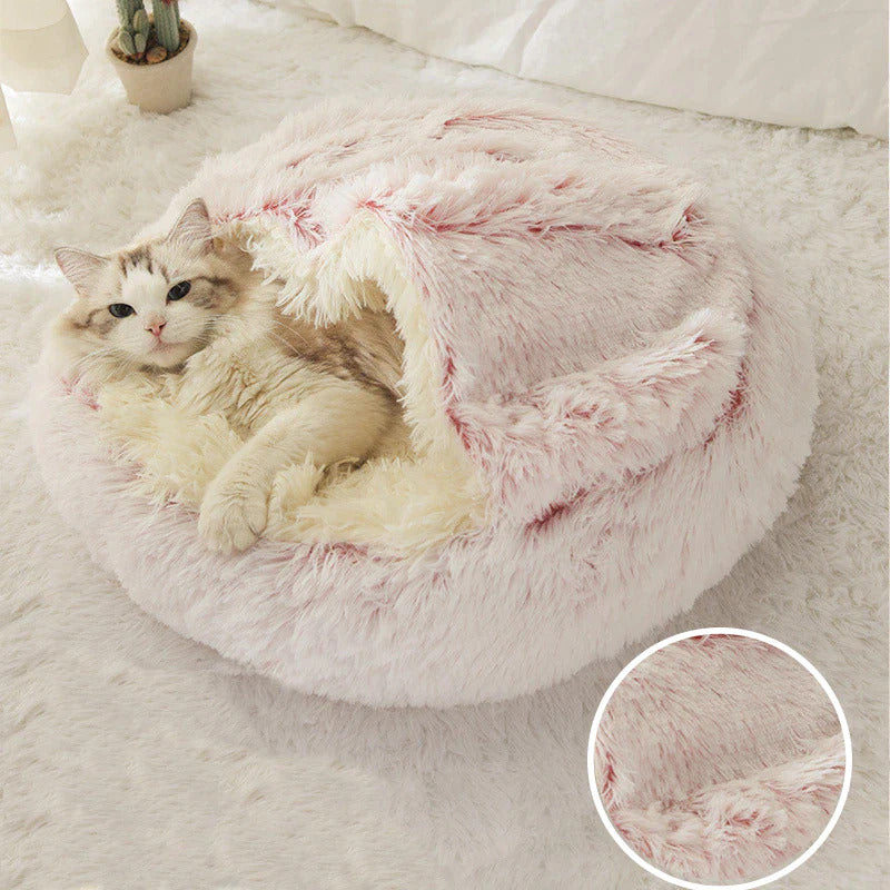 DogCatFri™ CozyCave - Premium Huisdier Pluche Beddengrot