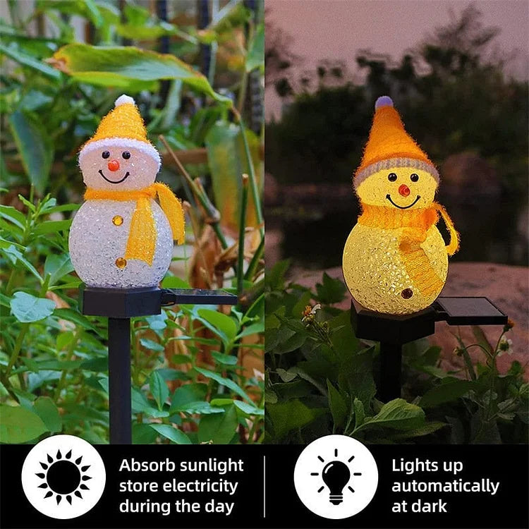 Ledsen™ Snowman - Waterdichte Solar Sneeuwpoplamp